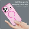 thumbnail image 2 of Allytechgroup Protective Case Cover for Apple iPhone 16 Plus, PC+TPU Anti-Scratch Shock-Absorbent Anti-Fingerprint Non-Slip Support Wireless Charging Matte Shockproof Magnetic Back Cover, Rose, 2 of 9