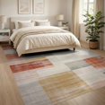 thumbnail image 3 of ODIKA 8'x10' Washable Area Rug Non-Shedding, Easy Care, Geometric Abstract Distressed Vintage Interlocking Contemporary for King Size Bedroom Under Bed, Master Suite, 3 of 7