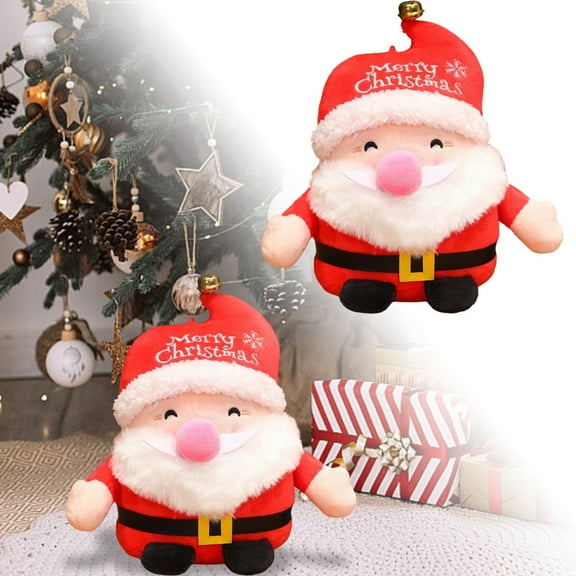 Santa Claus Christmas Throw Pillow, Soft Plush Holiday Cushion for Couch Bed Sofa, Cozy Festive Home Decor for Farmhouse Living Room Office,Christmas Gifts for Grandkids