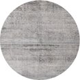 thumbnail image 1 of Ahgly Company Indoor Round Traditional Granite Gray Persian Area Rugs, 4' Round, 1 of 6
