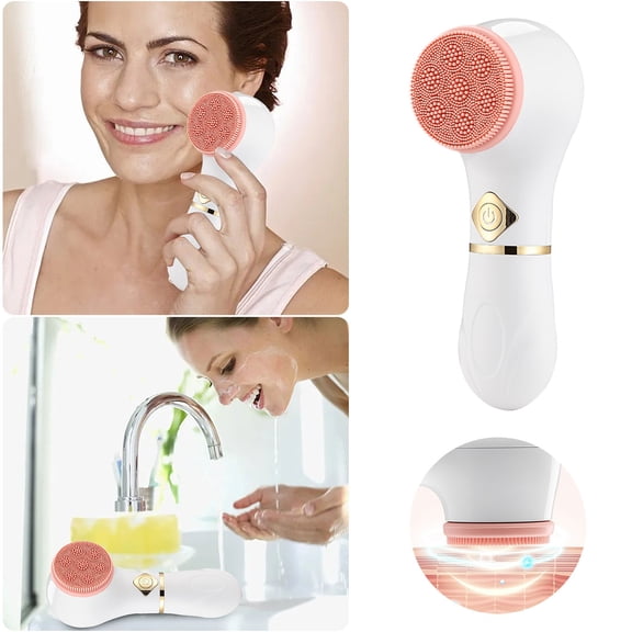 Silicone Facial Cleansing Brush for Deep Pore Cleansing and Blackhead Removal Tool