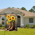 thumbnail image 2 of Amhnf Howdy Yall Sunflowers In Cowboy Boots Garden Flag For Home Outdoor Garden Yard Decor 12x18 inch, 2 of 5