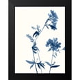 thumbnail image 2 of Goldberger, Jennifer 15x18 Black Modern Framed Museum Art Print Titled - Indigo Wildflowers II, 2 of 5