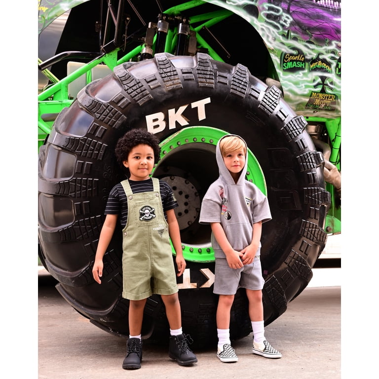 Monster Jam Toddler Boys T-Shirt and Shortalls Set photo 3