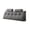 A, variant on Bed Headboard Pillow Reading Backrest Cushion With 2 Headrests Side Storage Pockets Tufted Lumbar Support Washable Cover For Sitting Up Gaming Working Bedroom Decor#Gray