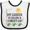 thumbnail image 3 of Inktastic Gardening Funny Garden is Calling Boys or Girls Baby Bib, 3 of 4