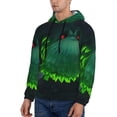 thumbnail image 3 of Lsque Pikmin Pattern Casual Men's Hoodie,Hooded Sweatshirt with Kangaroo Pocket,Pullover Hoodie-XX-Large, 3 of 8