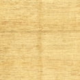 thumbnail image 1 of Ahgly Company Machine Washable Indoor Square Abstract Yellow Area Rugs, 5' Square, 1 of 7