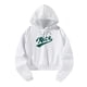 thumbnail image 3 of Sudadera con capucha para mujer, sudadera con capucha de gran tamaño para mujer, estampado verde, sudadera blanca de manga larga de moda, sudadera con XL, 3 of 10
