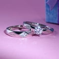 thumbnail image 6 of 1 Pair Her King and His Queen Ring Matching Ring Promise Ring Adjustable Opening Ring Suitable for Ladies and Men, 6 of 11