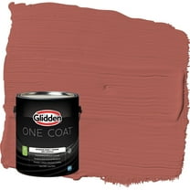 Glidden One Coat Pizza Pie / Red Semi-Gloss Interior Paint with Primer, 1 Gallon