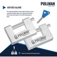 thumbnail image 2 of Candado PULLMAN, resistente, con llaves iguales, 80 mm, alta seguridad (paquete de 2), 2 of 5
