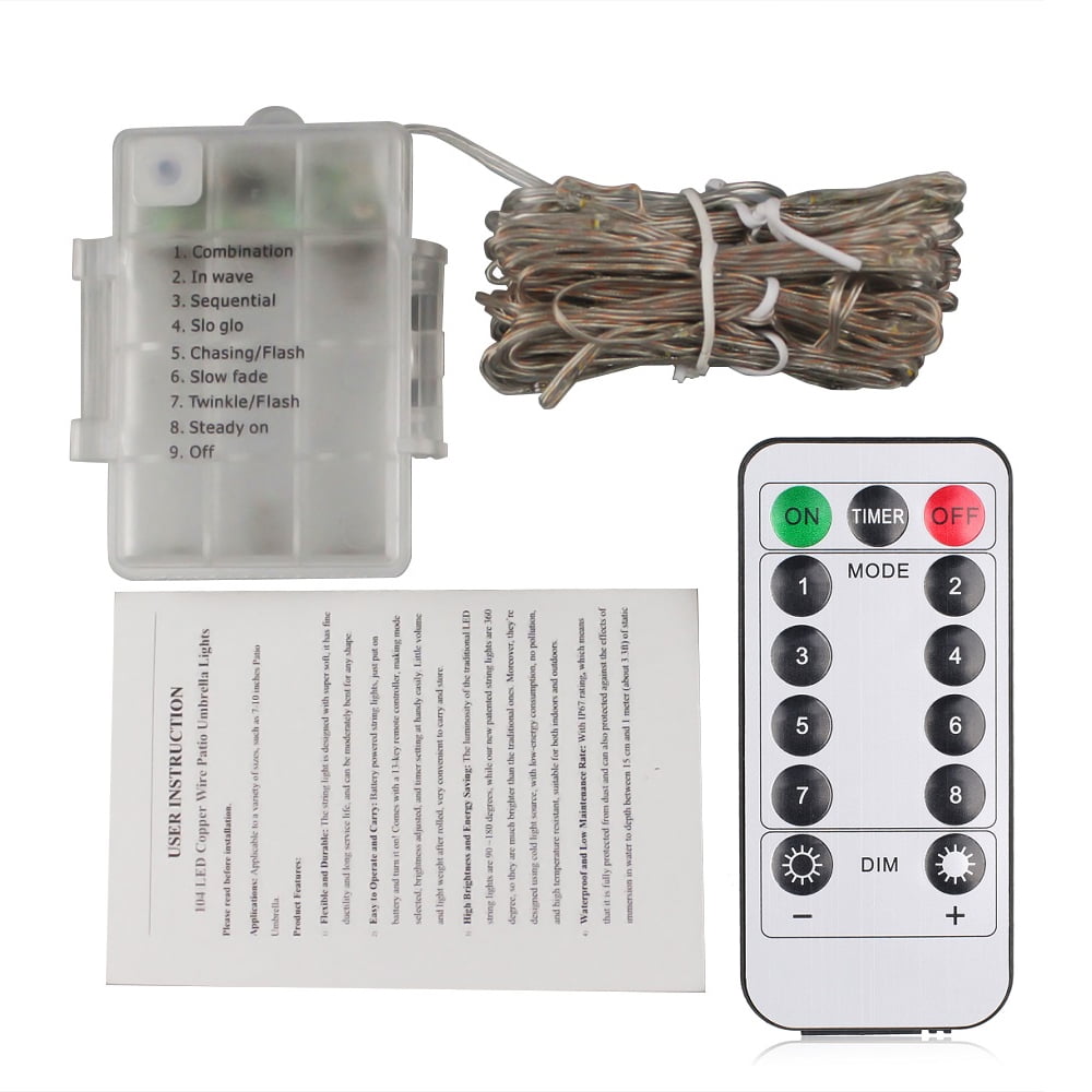 camping string lights battery operated
