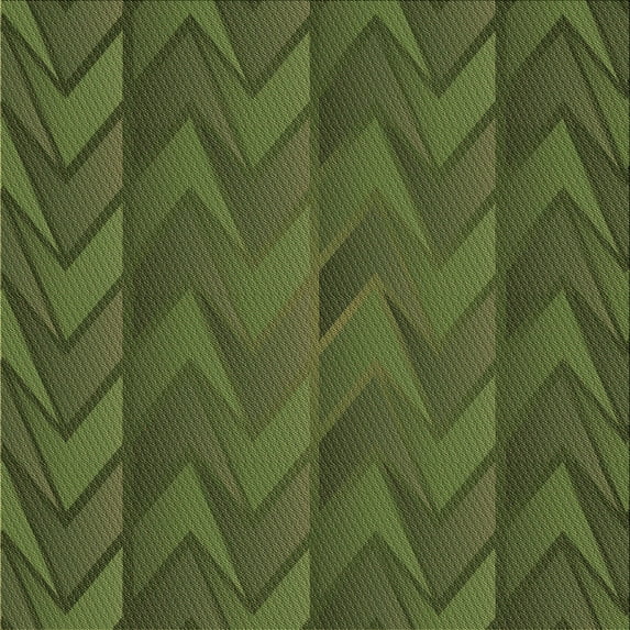 Ahgly Company Indoor Square Patterned Army Green Area Rugs, 7' Square