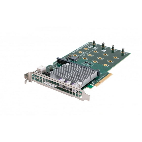 *NEW* Supermicro AOC-SHG3-4M2P PCIE 3.0 Carrier Card for Up to Four NVMe M.2 SSDs