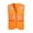 Orange, variant on Womens Tank Tops- Reflective Safety Vest for Men Women Mesh High Visibility Vest Hi Vis Construction Work Vests with Zipper Pockets Orange L