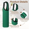 thumbnail image 3 of Uxcell Neoprene Water Bottle Sleeves, Water Bottle Carrier Insulators Beverage Bottle Sleeve with Handle, 2.8 in Fit for Hiking Cycling Camping Travel (1 Pcs, Forest Green), 3 of 7