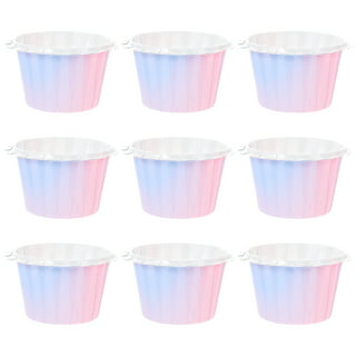 Decony Giant Muffin Cups Paper Liners - 500 Pc. -USA MADE- White Cupcake  Liners for Baking for Large/Jumbo Muffins- Food-Grade, Quick-Release Paper-  2