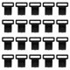 thumbnail image 2 of Camping Clips Awning Pole Clips for Tent Suspension 30Pcs Black Plastic, 2 of 3