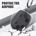 thumbnail image 3 of Fundas Para AirPods 1 2 3/por 2 Case + Limpiador Para airpods 1/2 Gris, 3 of 5
