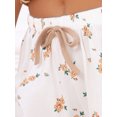 thumbnail image 5 of DARING DIVA Women's 2-Piece Pajama Set Lace Tops Sleeveless Floral Shorts XL Khaki, 5 of 7