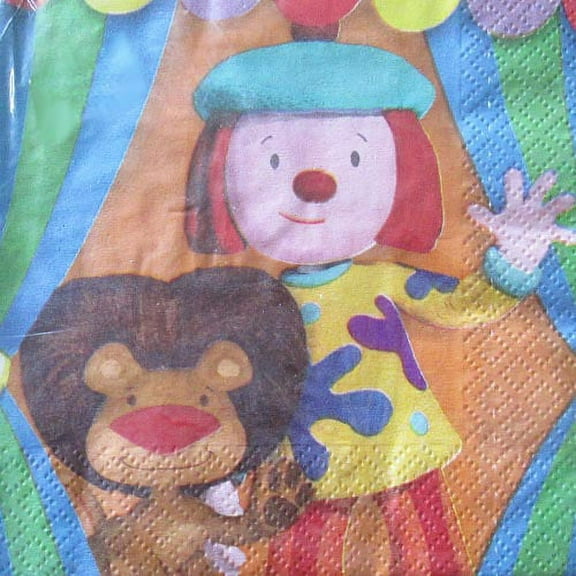 JoJo's Circus Small Napkins (16ct)