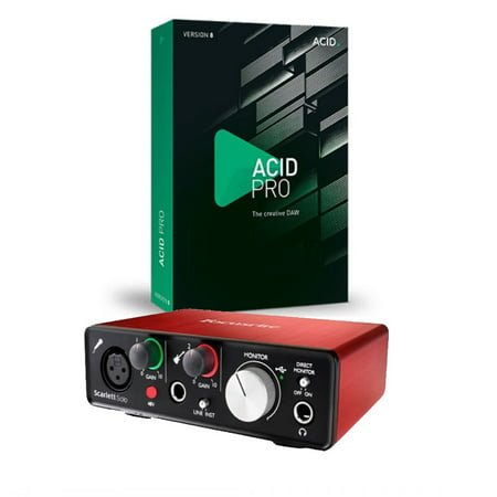 Focusrite Scarlett Solo (2nd Gen) with Pro Tools First And Acid Pro 9 Download
