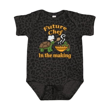 

Inktastic Future Chef in the Making with Cute Turtles Gift Baby Boy or Baby Girl Bodysuit