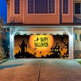 thumbnail image 3 of Halloween Garage Banner Scary Theme Multiple Sizes Cloth Material Weather Resistant Easy to Install for Halloween Party Outdoor Indoor Home Decoration, 3 of 3