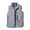 Gray, variant on Plus Size Heated Jackets for Men Outdoor Warm Clothing Heated For Riding Skiing Fishing Charging Via Heated Coat With Pocket