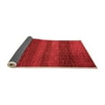 thumbnail image 2 of Ahgly Company Indoor Square Solid Orange Modern Area Rugs, 3' Square, 2 of 4