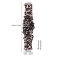 thumbnail image 4 of Here's a refined and professional product description based on your input:\n\n \n\n**1pc Cloth Watch Band Stylish Leopard Print Headband Design for, 4 of 5