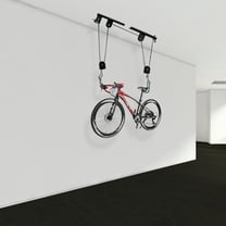 Bicycle Lift Hoist Bike Ceiling Mount Pulley Rack Garage Storage Hooks Hanger Used To Lift Most Domestic And Commercial Bicyclesss