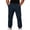 Navy, variant on Jogger Pants for Men with Zipper Ankle Loose Fit Athletic Sweatpants Outdoor Black L