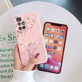 thumbnail image 3 of Initial Letter A Z Case For Redmi 10 4G Cover Pink Flower Soft Silicone Back Funda For Xiaomi Redmi10 Coque Bumper Couple Shell, 3 of 7