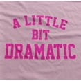 thumbnail image 4 of Camiseta corta para bebé Woxlica A Little Bit Dramatic y2K, rosa, 4 of 4