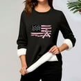 thumbnail image 2 of Pohista Oversized Sweatshirt Crewneck Women's Tops Fall Work Womens Long Sleeve T Shirts Womens Loose Fit Tops My Items, 2 of 3