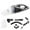 Black, variant on Wovilon Vehicle Mounted Vacuum Cleaner Wired Vehicle Automotive Household Dry Wet Dual-Purpose High-Power Rechargeable Hand-Held Vacuum Cleaner