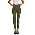 thumbnail image 7 of Ohufall Jeggings for Women Pull on Stretchy Jeans Denim Leggings High Waisted Skinny Jean Leggings with Pockets Trendy 2026, 7 of 7