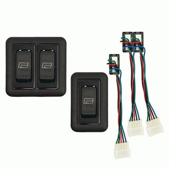 Install Bay JW-33RS 2 Door 3 Switch Kit for Armrest Mount