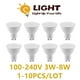 thumbnail image 2 of Foco LED de 1-10 piezas, lámpara halógena de repuesto para cocina, estudio y baño, GU10, 100v-240v, 3000k/4000k/6000k, 3w-8w, 100W, 2 of 4