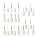 thumbnail image 2 of EeaseMX Juego de 30 ruedas de pulido de lana para equipos de belleza, joyería, acero inoxidable, vidrio y piezas mecánicas., 2 of 8