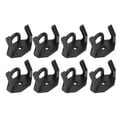 YanMaoYi 8 Pack Adhesive Hat Hooks for Wall Strong Hold Minimalist
