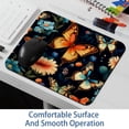 thumbnail image 6 of Butterfly Square Non-Slip Rubber Bottom Printed Desk Mat Mouse Mat Gaming Mousepad Desk Pad - 8.3x9.8 Inch, Suitable for Office and Gaming, 6 of 6