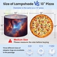 thumbnail image 2 of Space Linen Drum Lampshades Space Cosmic Cloud Orion Nebula Crab Nebula Stars Galaxies 13"x13"x10" Light Shade for Table Lamps Floor Lamps Drum Lamp Shades Lampshade Replacement Assembly Required, 2 of 8