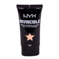 thumbnail image 1 of INF03 Porcelain , NYX Invincible Fullest Coverage Foundation , Cosmetics Makeup - Pack of 3 w/ SLEEKSHOP Teasing Comb, 1 of 1