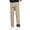 Khaki, variant on Migroa Men's Fleece Lined Casual Pants, New Fall/Winter Warm Trousers with Elastic Waist, Solid Color Comfort Fit for Daily Wear, Cozy Indoor Bottoms for Cold Days, Versatile Pants
