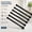 Black-6 Pcs, variant on 6 Pack Smallest Spring Tension Curtain Rod 5.25 to 7.5 Inch Adjustable No Drill Mini Thin Rod for Narrow Window Cupboard Dividers White