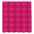 thumbnail image 3 of Ambesonne Victorian Shower Curtain, Monotone Floral Swirls, 69"Wx75"L, Magenta Hot Pink, 3 of 3