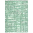 thumbnail image 4 of SAFAVIEH Courtyard Charlie Abstract Indoor/Outdoor Area Rug, Green Blue/Ivory, 2' x 3'7", 4 of 10